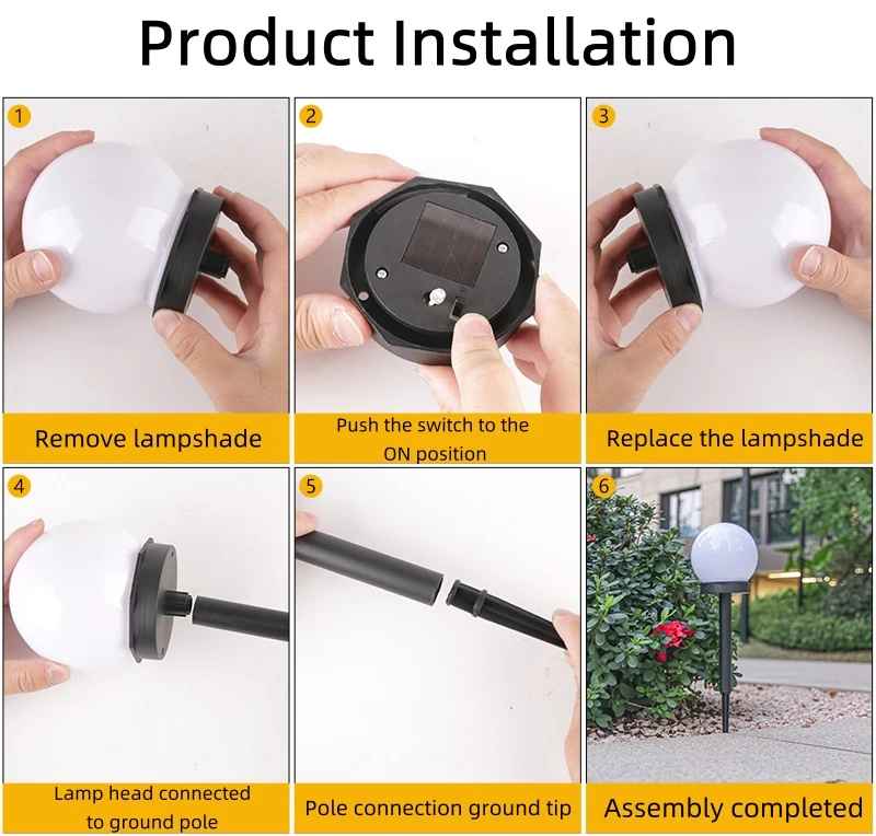 Lámparas Solares para Jardín